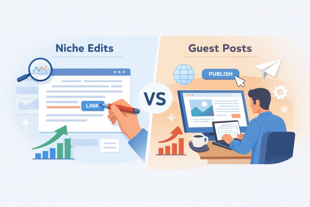 niche edits vs guest posts