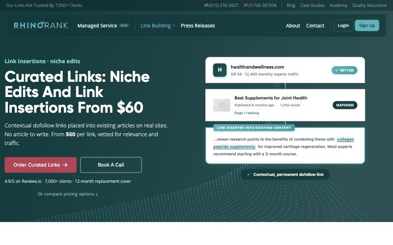 Rhino Rank curated links page