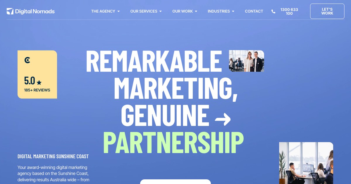 Digital Nomads HQ SEO company Australia website