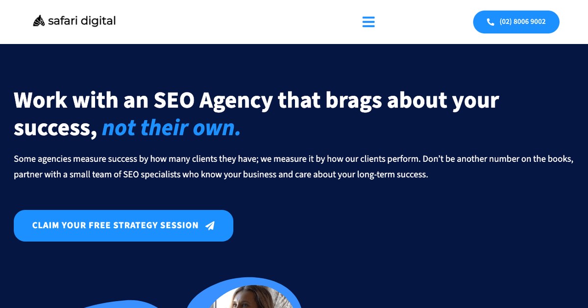 Safari Digital SEO company Australia website