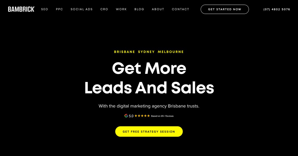 BAMBRICK SEO company Brisbane website
