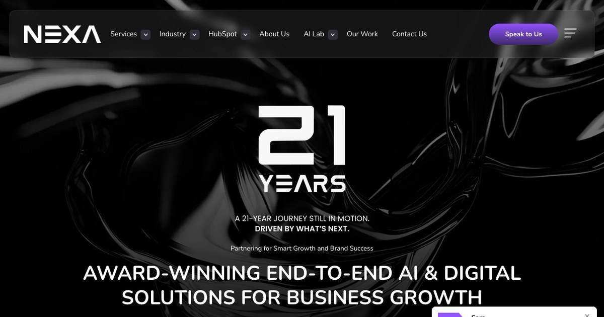 Nexa SEO company Dubai website