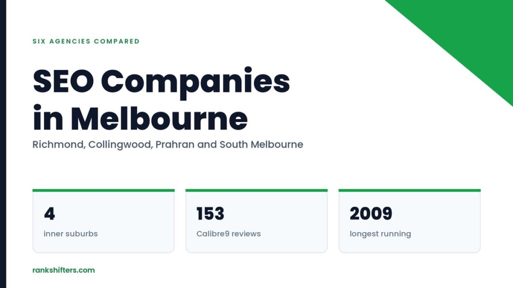 SEO companies in Melbourne comparison