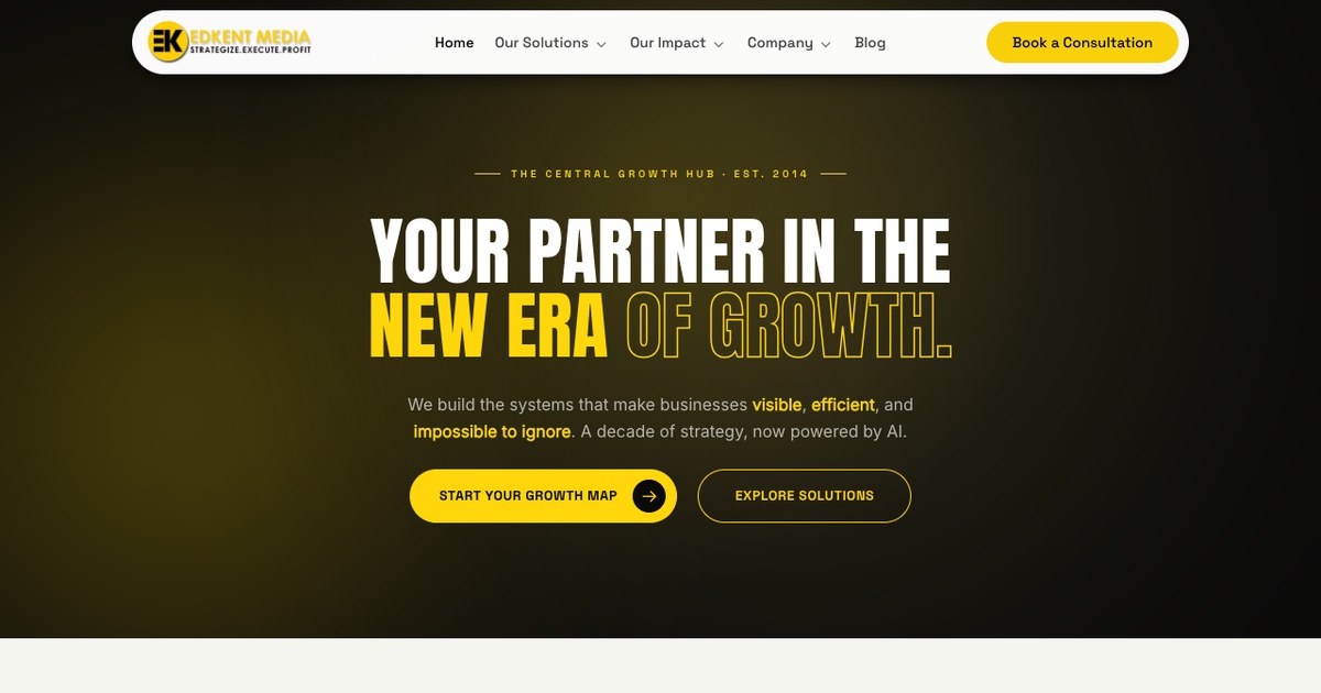 Edkent Media SEO company Toronto website