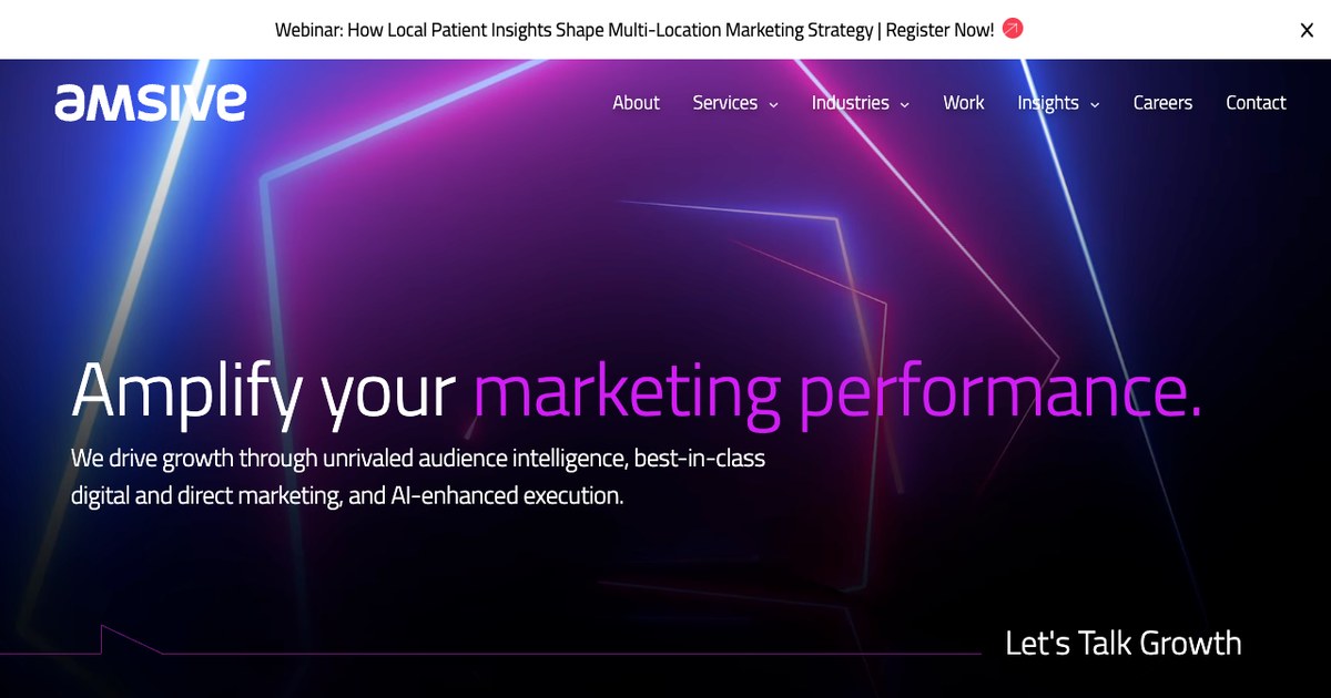 Amsive SEO company USA website