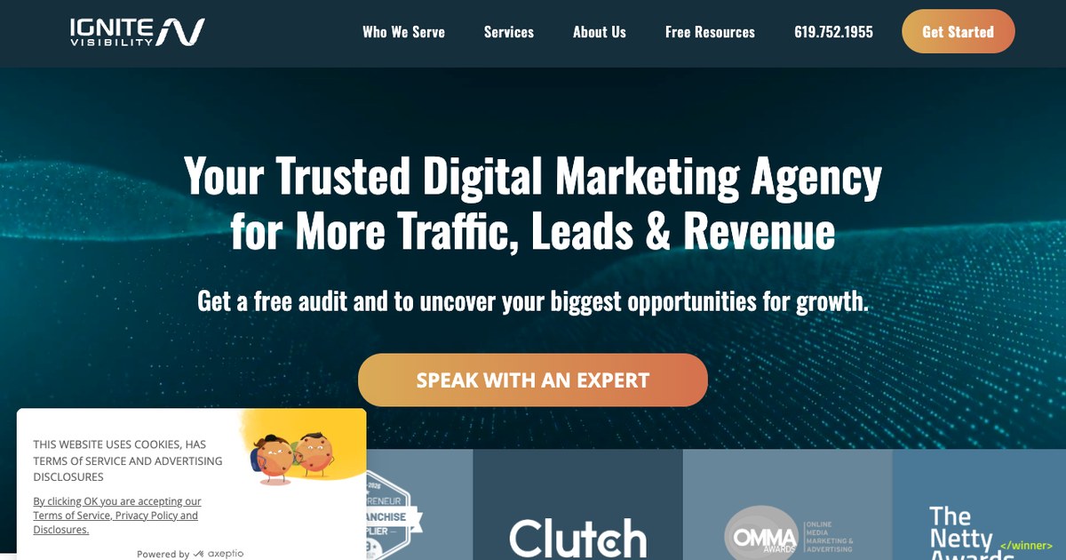 Ignite Visibility SEO company USA website