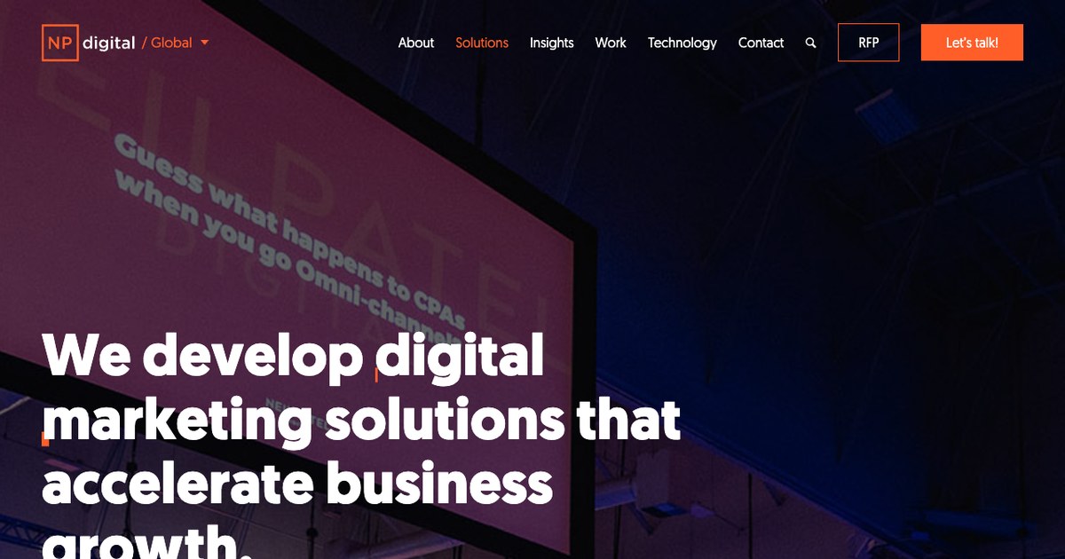 NP Digital SEO company USA website