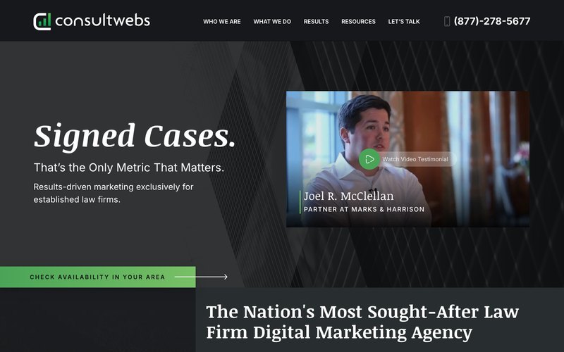 Consultwebs homepage