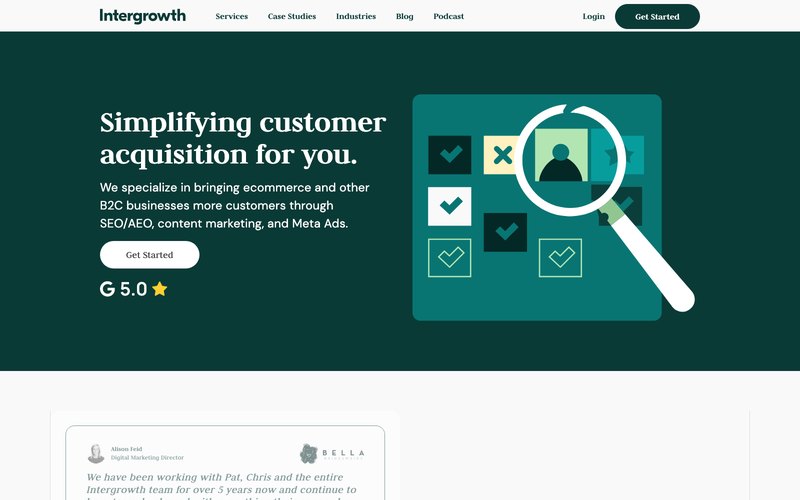 Intergrowth homepage