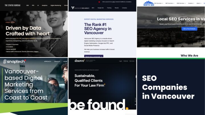 Best SEO Companies in Vancouver: 5 Agencies Compared
