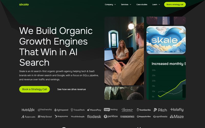 Skale homepage