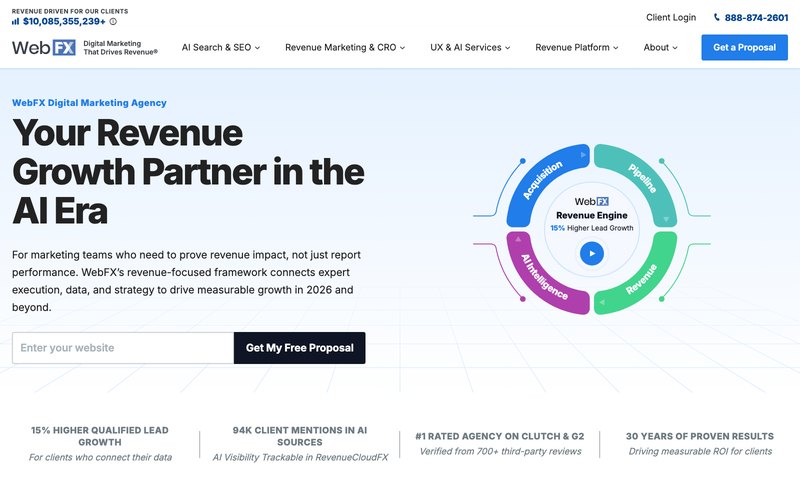WebFX homepage